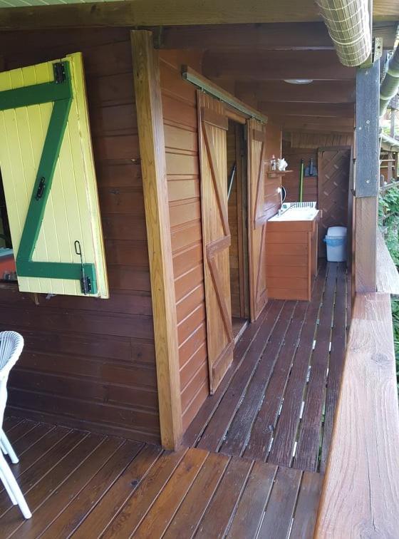 Gites Les Lodges Des Hauts De Deshaies Exterior foto